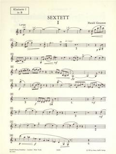 Sextett (Harald Genzmer) 