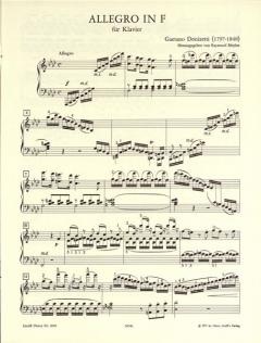 Allegro in F-Dur von Gaetano Donizetti 
