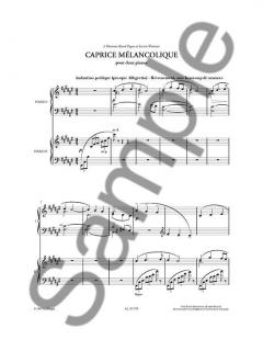 Caprice Mélancolique Et Autres Pièces von Reynaldo Hahn für 2 Klaviere zu 4 Händen im Alle Noten Shop kaufen