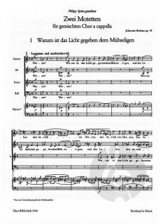 2 Motetten op. 74 (Johannes Brahms) 