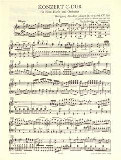Konzert C-Dur KV299 (297c) von Wolfgang Amadeus Mozart für Flöte, Harfe und Orchester im Alle Noten Shop kaufen