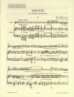 Sonate op. 4 von Karl Höller für Violine und Klavier im Alle Noten Shop kaufen