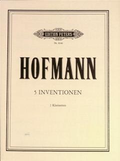 5 Inventionen für 2 Klarinetten von Wolfgang Hofmann 