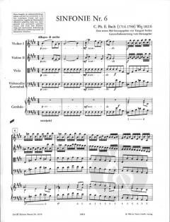 Sinfonie Nr. 6 E-Dur Wq 182/6 (Carl Philipp Emanuel Bach) 