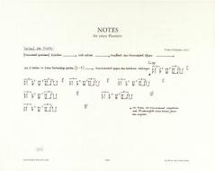 Notes (1972) von Vinko Globokar für Klavier im Alle Noten Shop kaufen (Partitur)