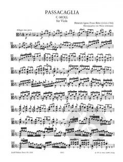 Passacaglia in c-Moll von Heinrich Ignaz Franz Biber 