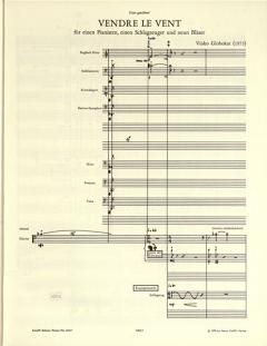 Vendre le vent (1973) (Vinko Globokar) 