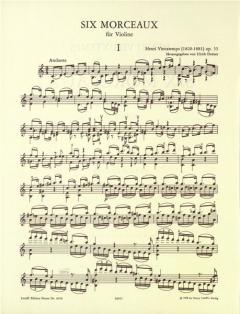 6 Morceaux op. 55 von Henri Vieuxtemps 