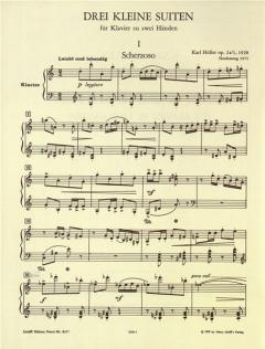 3 kleine Suiten op. 2a von Karl Höller für Klavier im Alle Noten Shop kaufen