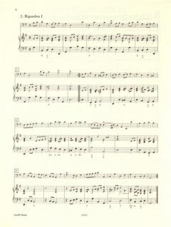 8 kleine Stücke aus op. 40 von Joseph Bodin de Boismortier 