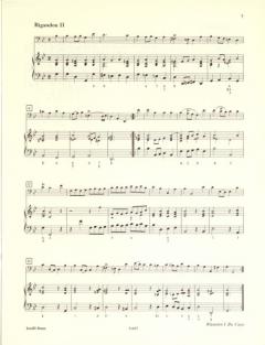 8 kleine Stücke aus op. 40 von Joseph Bodin de Boismortier 