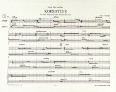 Koexistenz von Vinko Globokar für 2 Violoncelli oder Violoncello solo im Alle Noten Shop kaufen