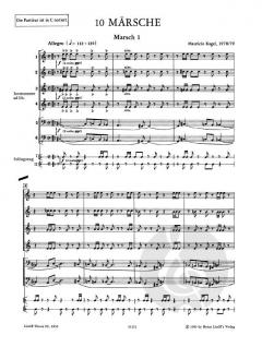 10 Märsche um den Sieg zu verfehlen (Mauricio Kagel) 