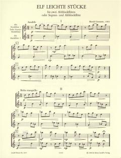 11 leichte Stücke (Harald Genzmer) 