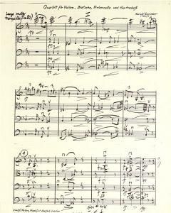 Quartett von Harald Genzmer 