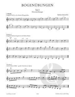Bogenübungen für Violine von Barbara Stanzeleit im Alle Noten Shop kaufen