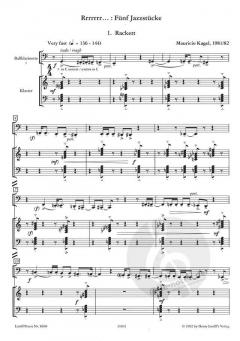 Rrrrrrr...: 5 Jazz-Stücke (Mauricio Kagel) 