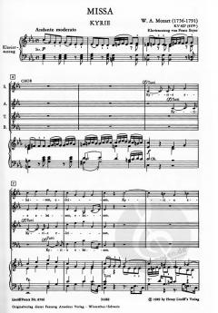 Missa c-Moll KV 427 (417a) (W.A. Mozart) 