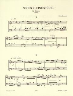 Stücke für Klavier von Dieter Rexroth im Alle Noten Shop kaufen