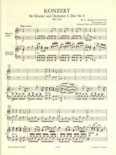 Konzert C-Dur KV 246 von Wolfgang Amadeus Mozart 