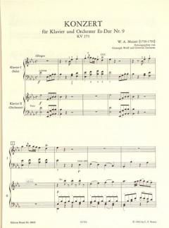 Konzert Es-Dur KV 271 von Wolfgang Amadeus Mozart 