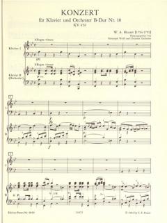 Konzert B-Dur KV 456 von Wolfgang Amadeus Mozart 