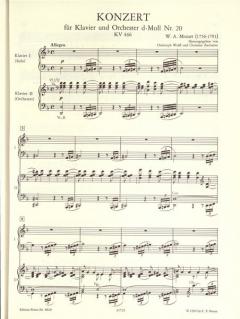 Konzert d-Moll KV 466 von Wolfgang Amadeus Mozart 