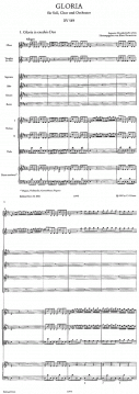 Gloria D-Dur RV 589 von Antonio Vivaldi für Soli (SSA), gemischten Chor und Orchester im Alle Noten Shop kaufen (Partitur)