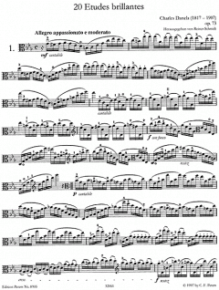 20 Etudes brillantes op. 73 von Charles Jean-Baptiste Dancla 