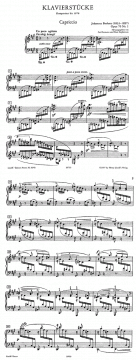 8 Klavierstücke op. 76 von Johannes Brahms im Alle Noten Shop kaufen