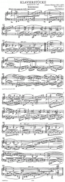 6 Klavierstücke op.118 von Johannes Brahms im Alle Noten Shop kaufen - EP8945