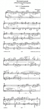 Movimenti Musicali von Harald Genzmer 