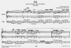 Air aus der Orchestersuite Nr. 3 in D-Dur BWV 1068 von Johann Sebastian Bach 