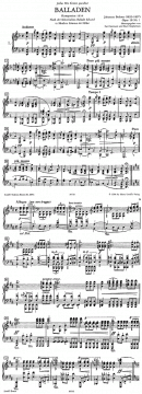 4 Balladen op. 10 von Johannes Brahms für Klavier im Alle Noten Shop kaufen