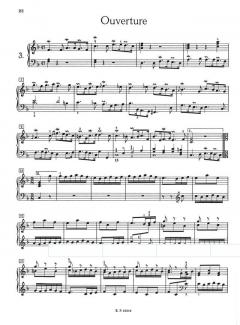 Einzelne Suiten und Suitensätze von Johann Sebastian Bach 