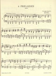 Ausgewählte Klavierwerke Band 3 von Alexander Skrjabin im Alle Noten Shop kaufen