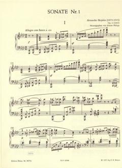 Ausgewählte Klavierwerke Band 5 von Alexander Skrjabin im Alle Noten Shop kaufen