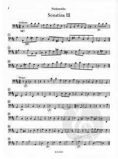 6 Sonatinen von Georg Philipp Telemann für Violine und Cembalo, Violoncello ad lib. im Alle Noten Shop kaufen