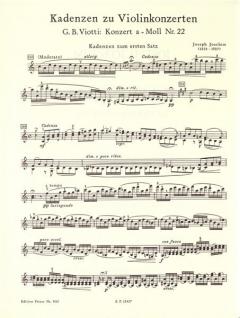 Kadenzen zu Violinkonzerten von Joseph Joachim im Alle Noten Shop kaufen