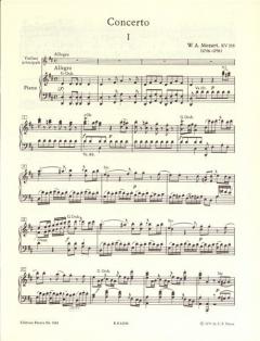 Konzert D-Dur KV 218 von Wolfgang Amadeus Mozart 