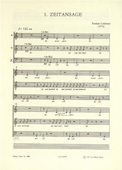 3 Stücke für gemischten Chor (Friedrich Goldmann) 