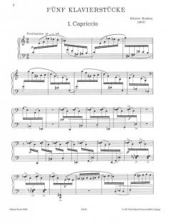 5 Klavierstücke von Günter Kochan im Alle Noten Shop kaufen