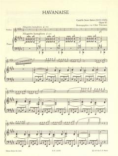 Havanaise op. 83 von Camille Saint-Saëns 