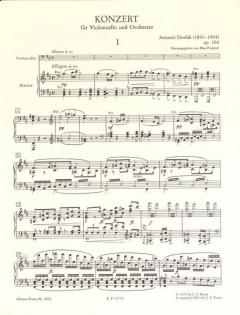 Konzert h-Moll op. 104 von Antonín Dvorák für Cello und Orchester im Alle Noten Shop kaufen