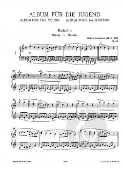 Album für die Jugend op. 68 von Robert Schumann 