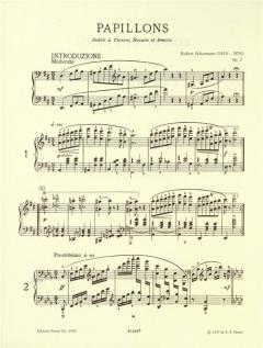 Papillons op. 2 von Robert Schumann für Klavier solo im Alle Noten Shop kaufen