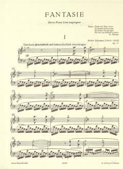Fantasie C-Dur op. 17 von Robert Schumann 