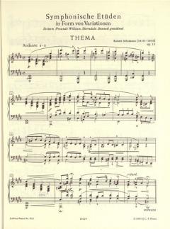 Symphonische Etüden op. 13 von Robert Schumann 