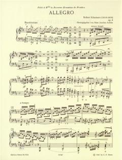Allegro op. 8 von Robert Schumann 