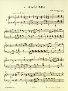 4 Märsche op. 76 von Robert Schumann für Klavier im Alle Noten Shop kaufen